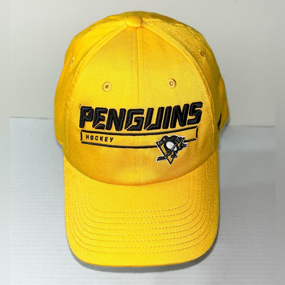 Fanatics Pittsburgh Penguins Hat Men’s OS Yellow NHL Hockey Bro‎ BlokeCore
